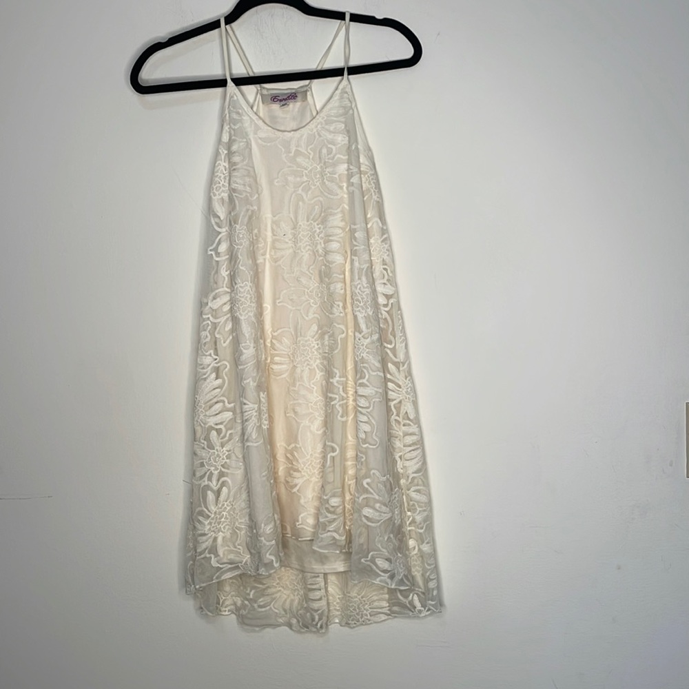 Emmelee lace cream small dress